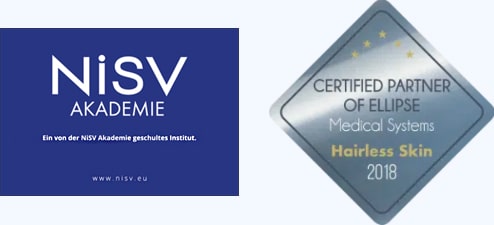 Laser Haarentfernung zertifiziert NiSV und Ellipse Münster
